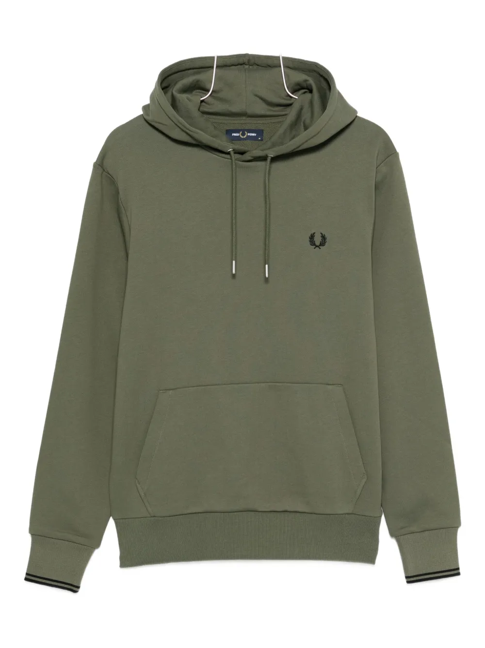 Fred Perry hoodie con corona de laurel | verde | Image 1