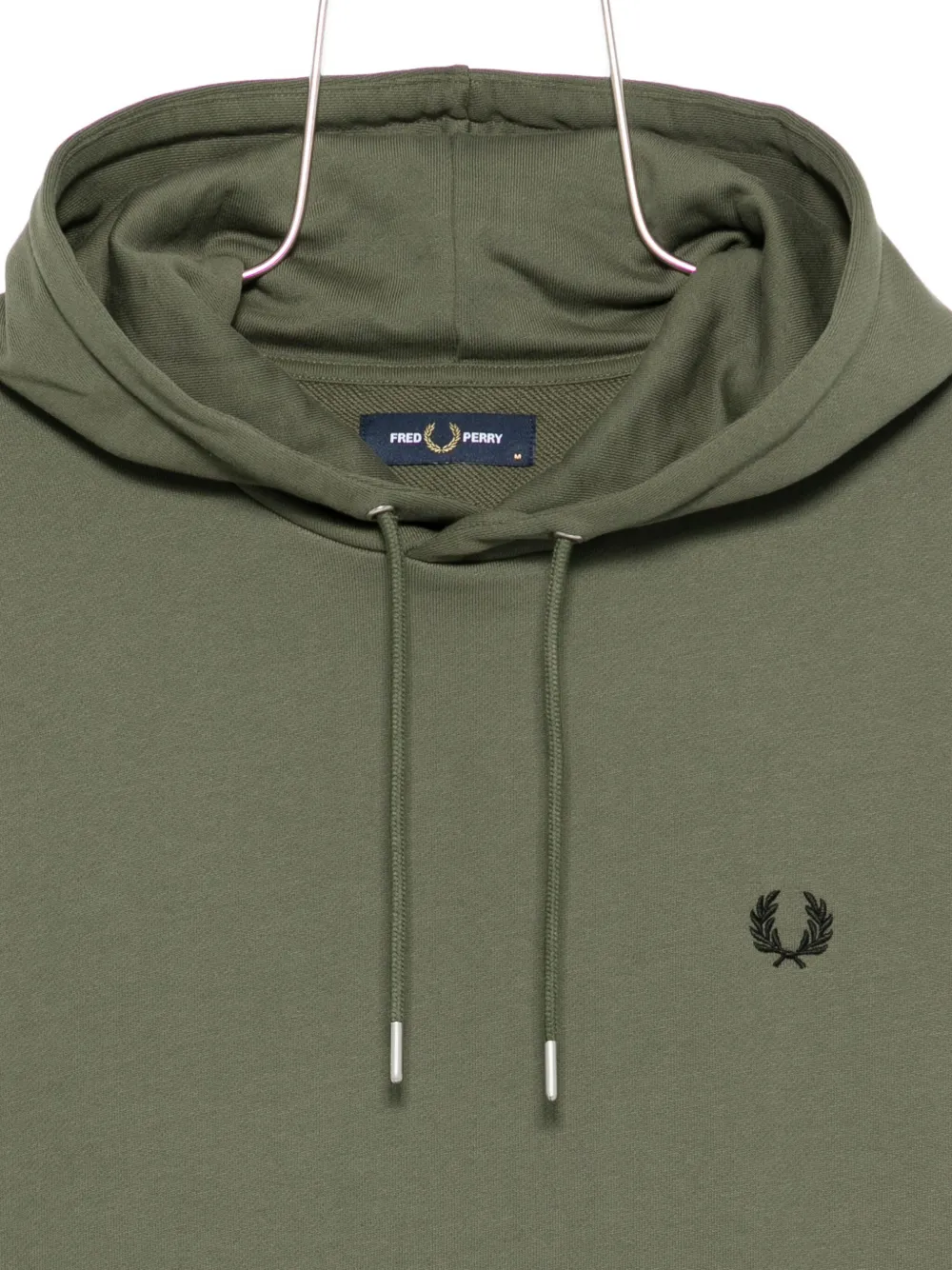 Fred Perry Laurel-wreath Hoodie In Green