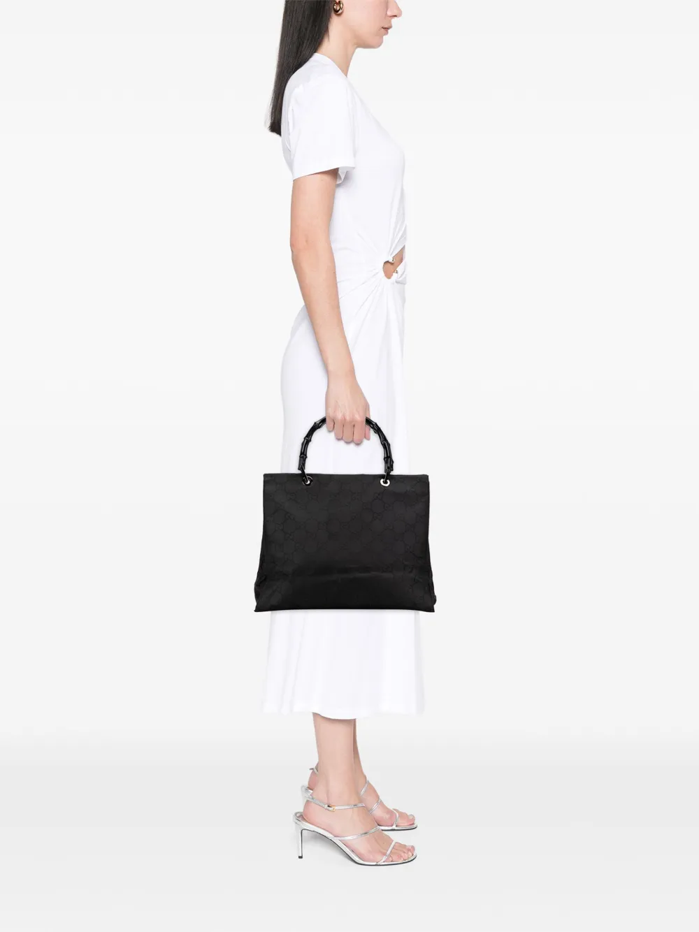 Gucci Pre-Owned 2000-2015 GG Canvas Bamboo handbag | Pre-Owned | Image 2