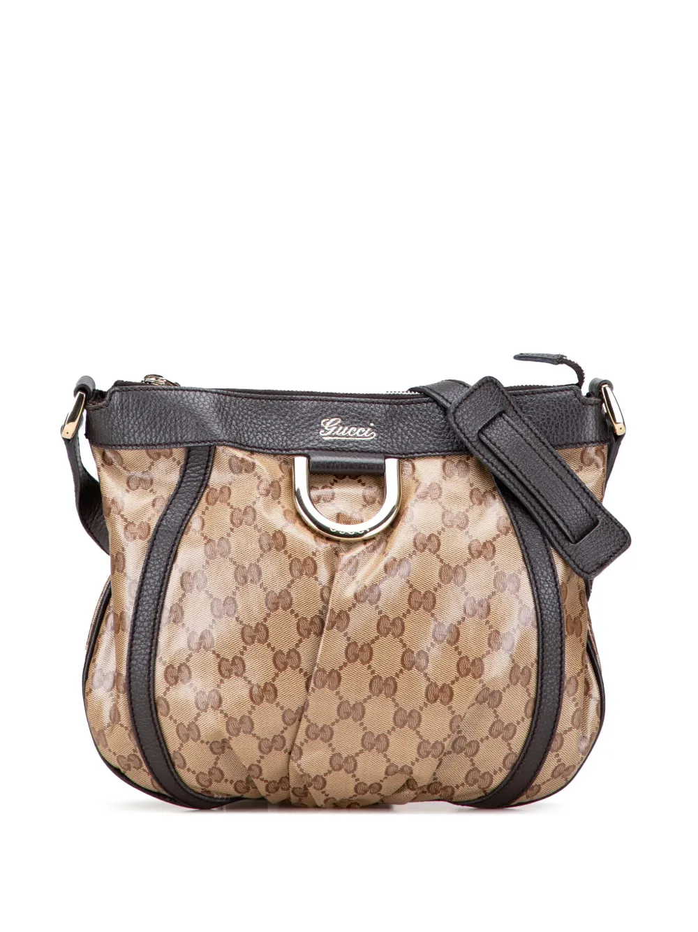 Gucci Pre-Owned 2000-2015 GG Crystal Abbey D Ring crossbody bag | Brown | Image 1