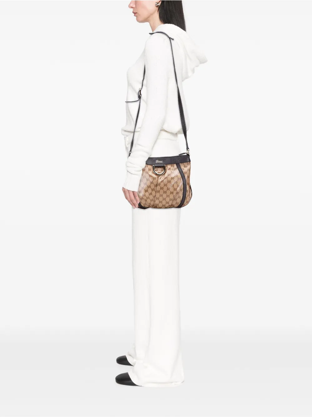 Gucci Pre-Owned 2000-2015 GG Crystal Abbey D Ring crossbody bag | Pre-Owned | Image 2