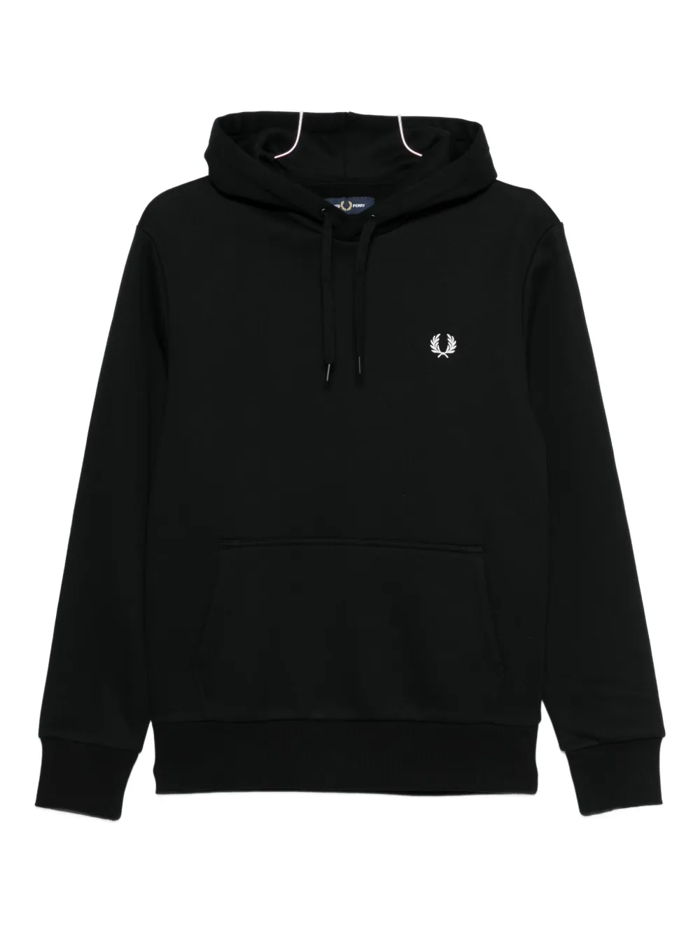 Fred Perry hoodie con corona de laurel | negro | Image 1