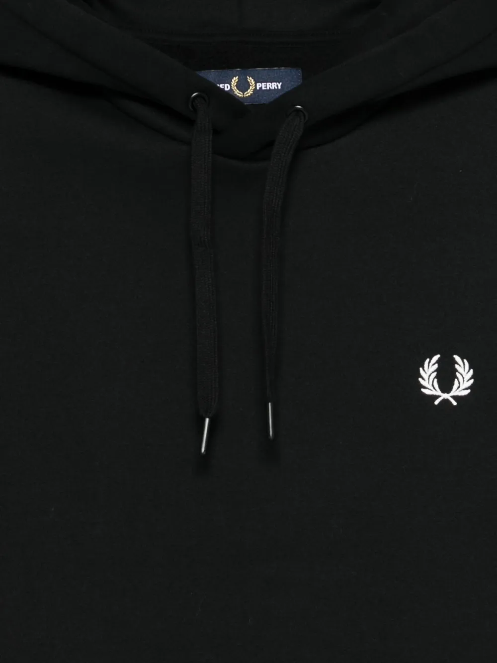Fred Perry Laurel-Wreath hoodie Zwart
