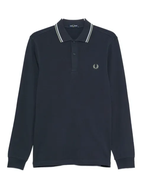Fred Perry long-sleeve cotton polo shirt
