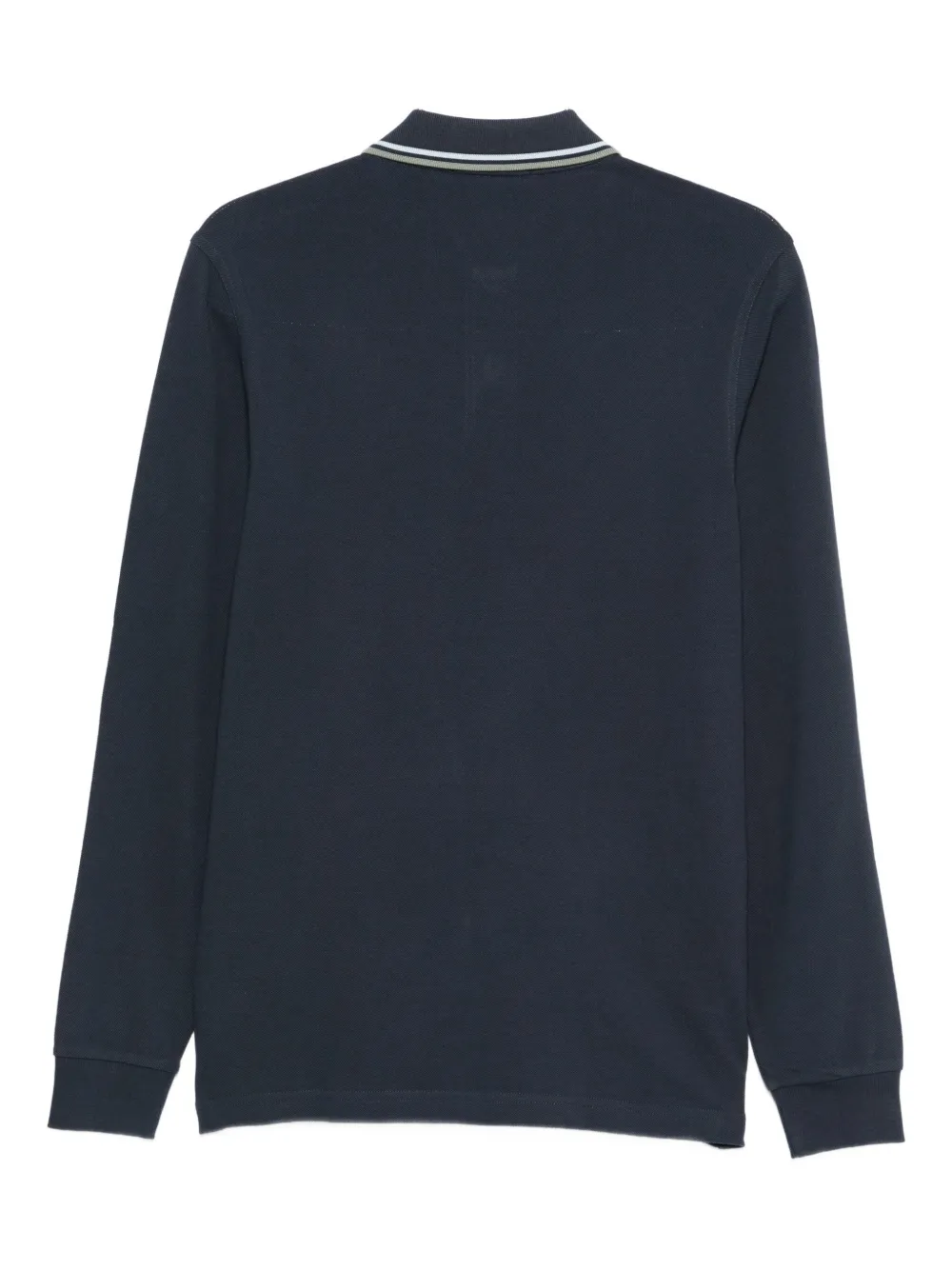 Fred Perry long-sleeve cotton polo shirt - Blauw