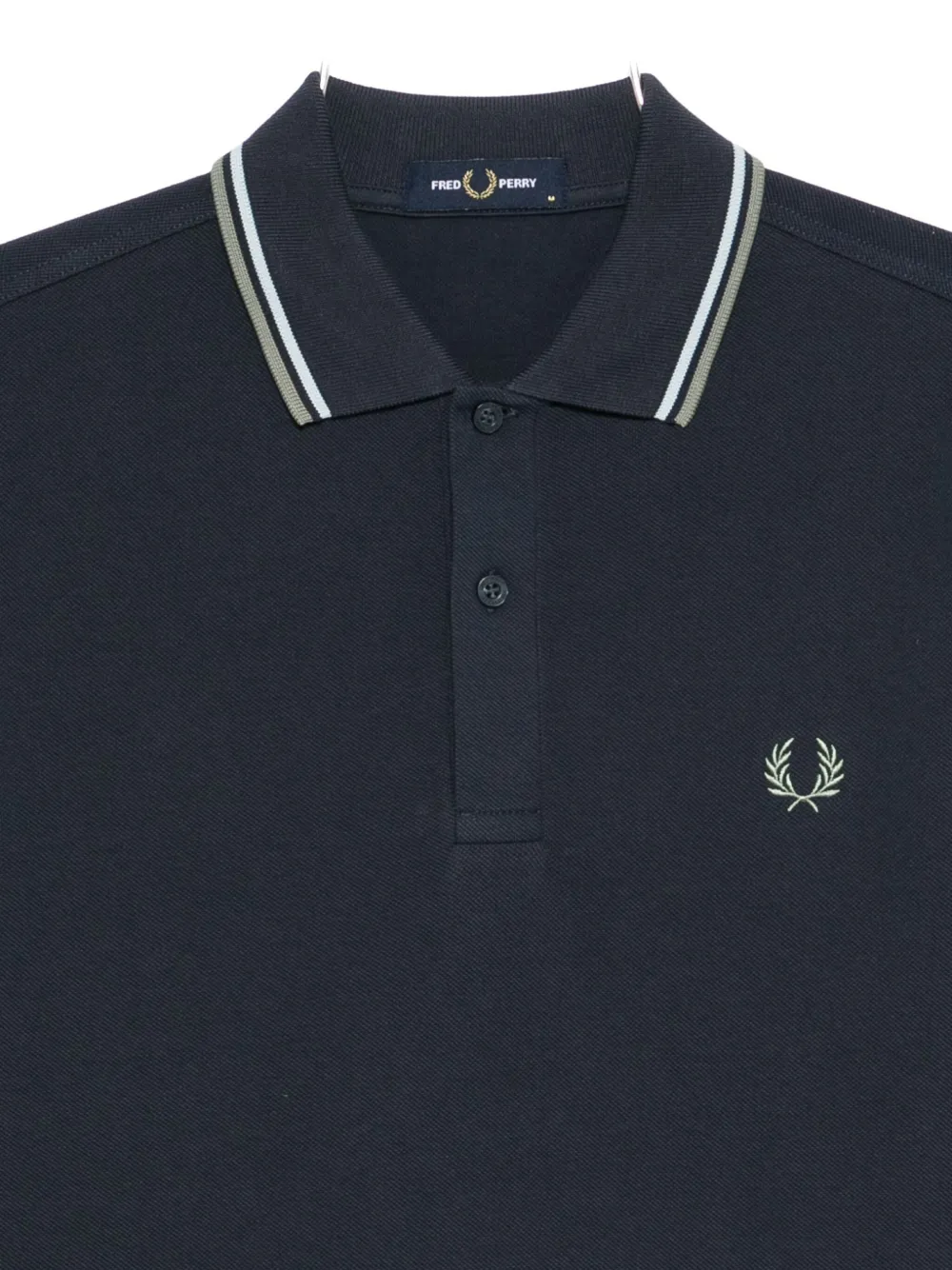 Fred Perry Long-sleeve Cotton Polo Shirt In Blue