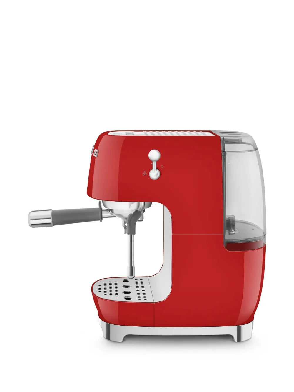 Smeg Manual Espresso Machine (36.4cm X 20.5cm) In Red