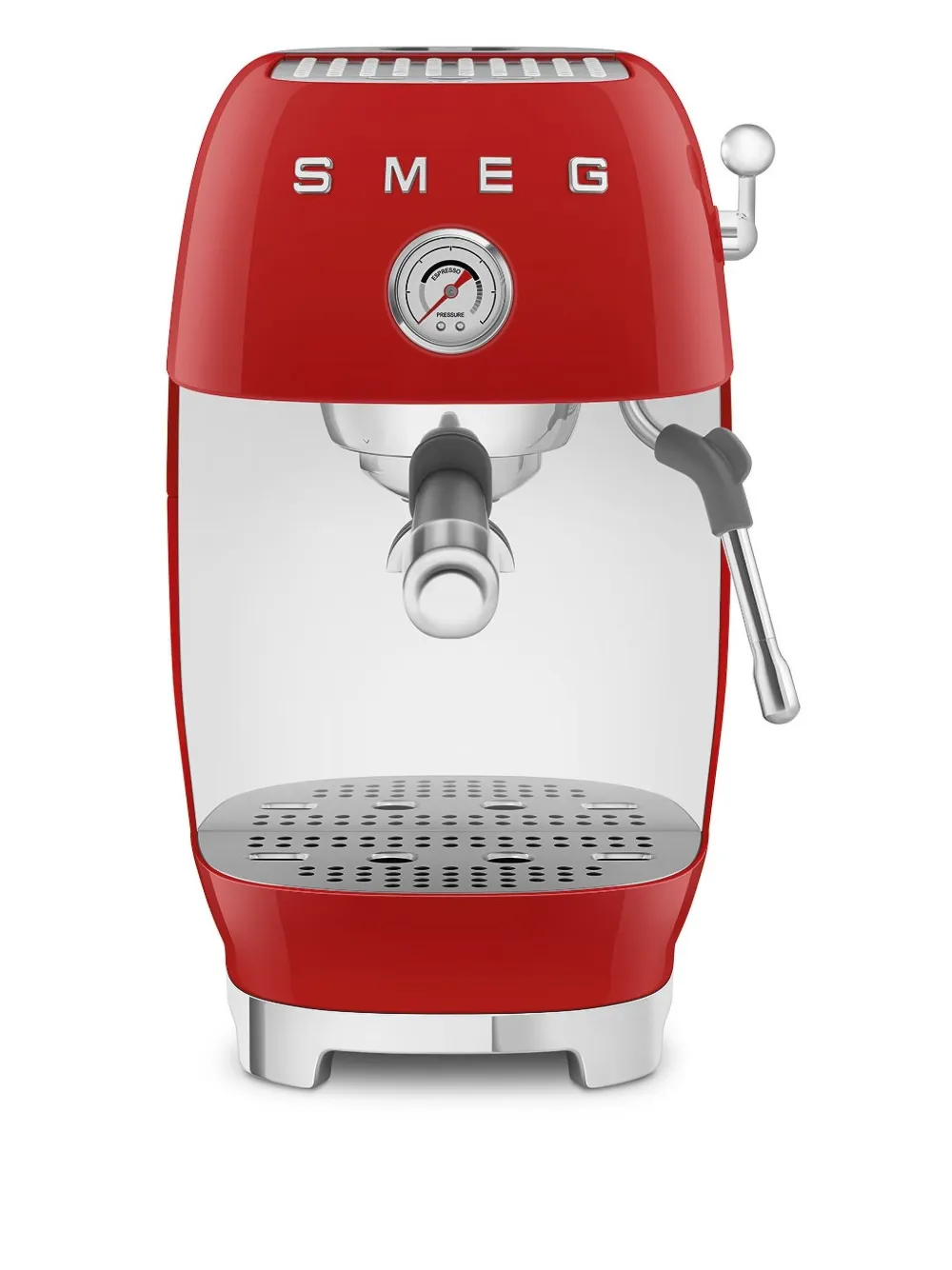 Smeg Manual Espresso Machine (36.4cm X 20.5cm) In Red