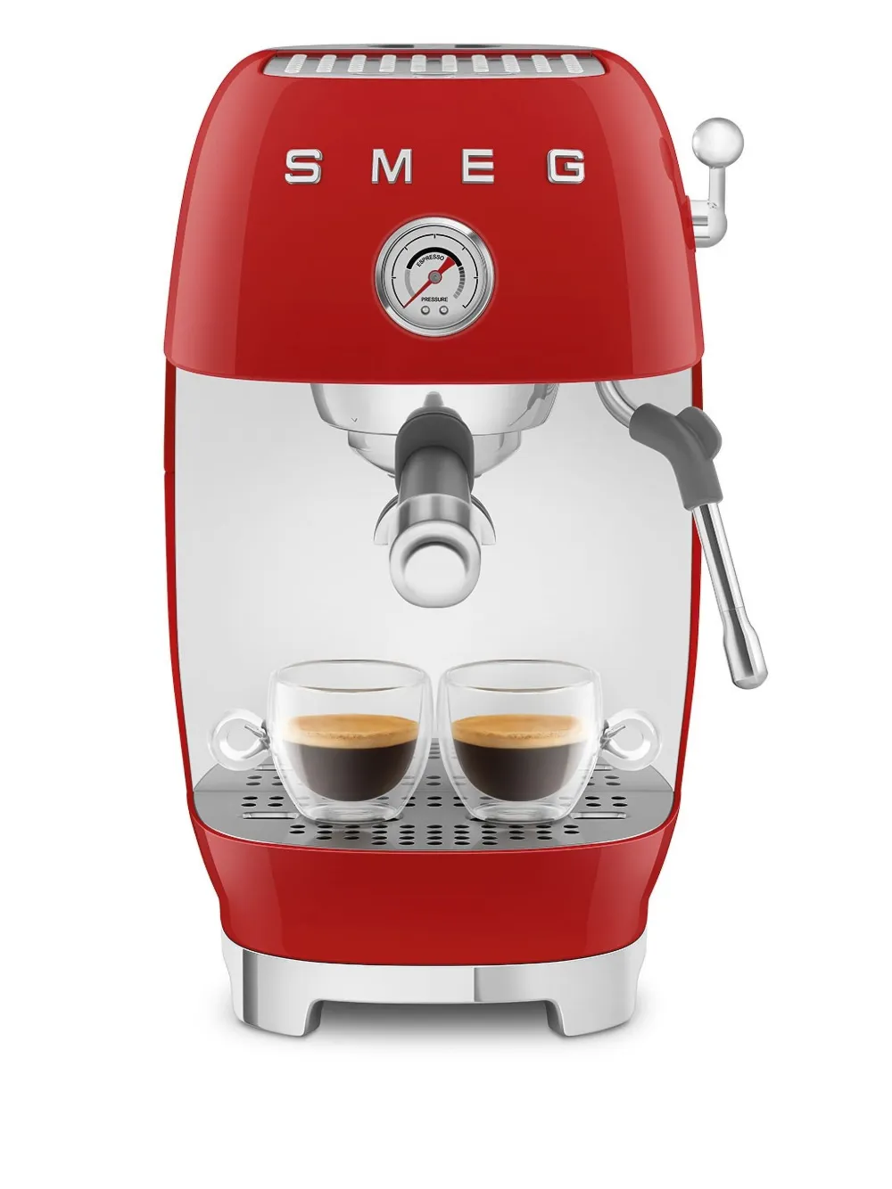 Smeg Manual Espresso Machine (36.4cm X 20.5cm) In Red