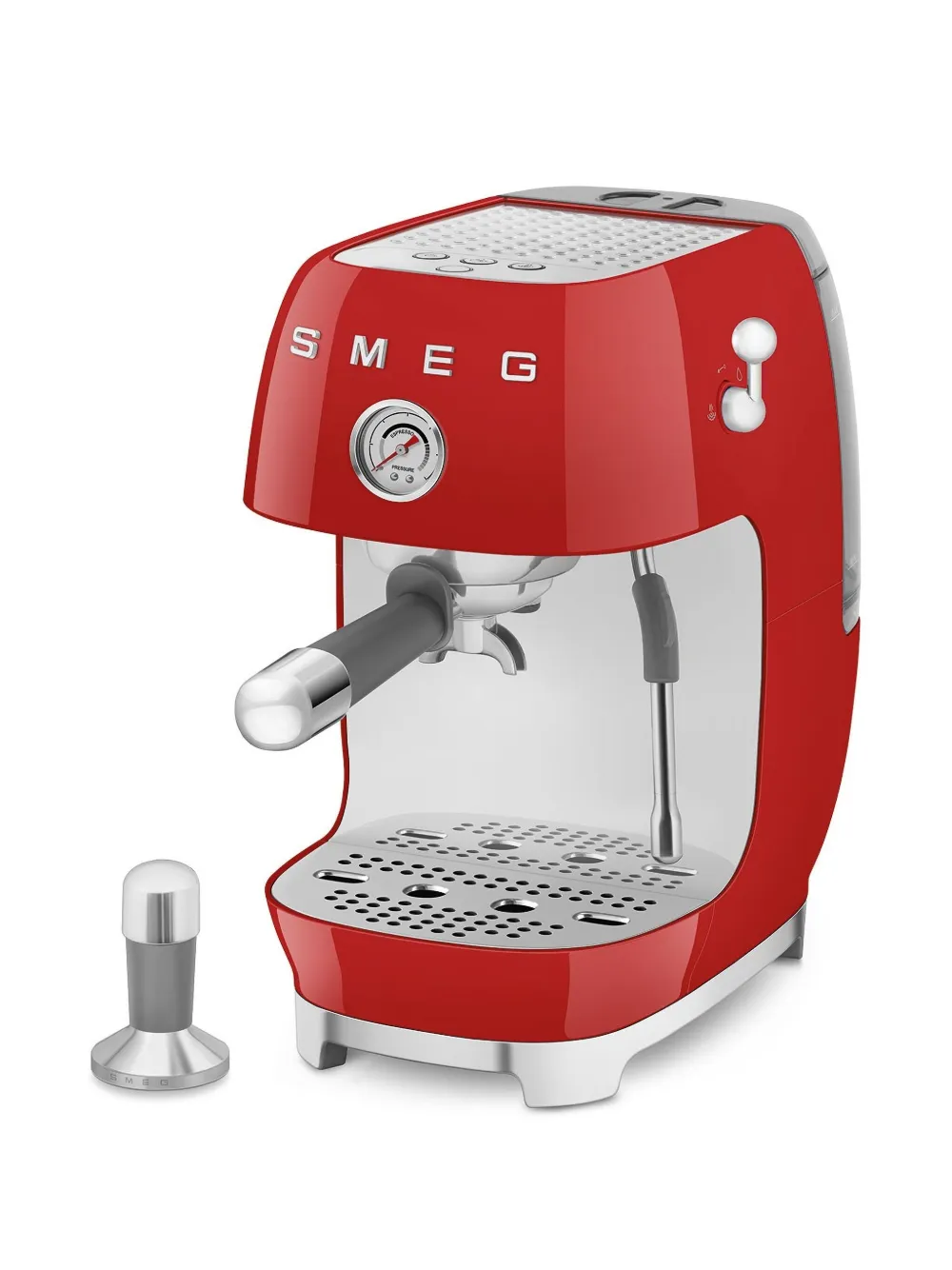Smeg Manual Espresso Machine (36.4cm X 20.5cm) In Red