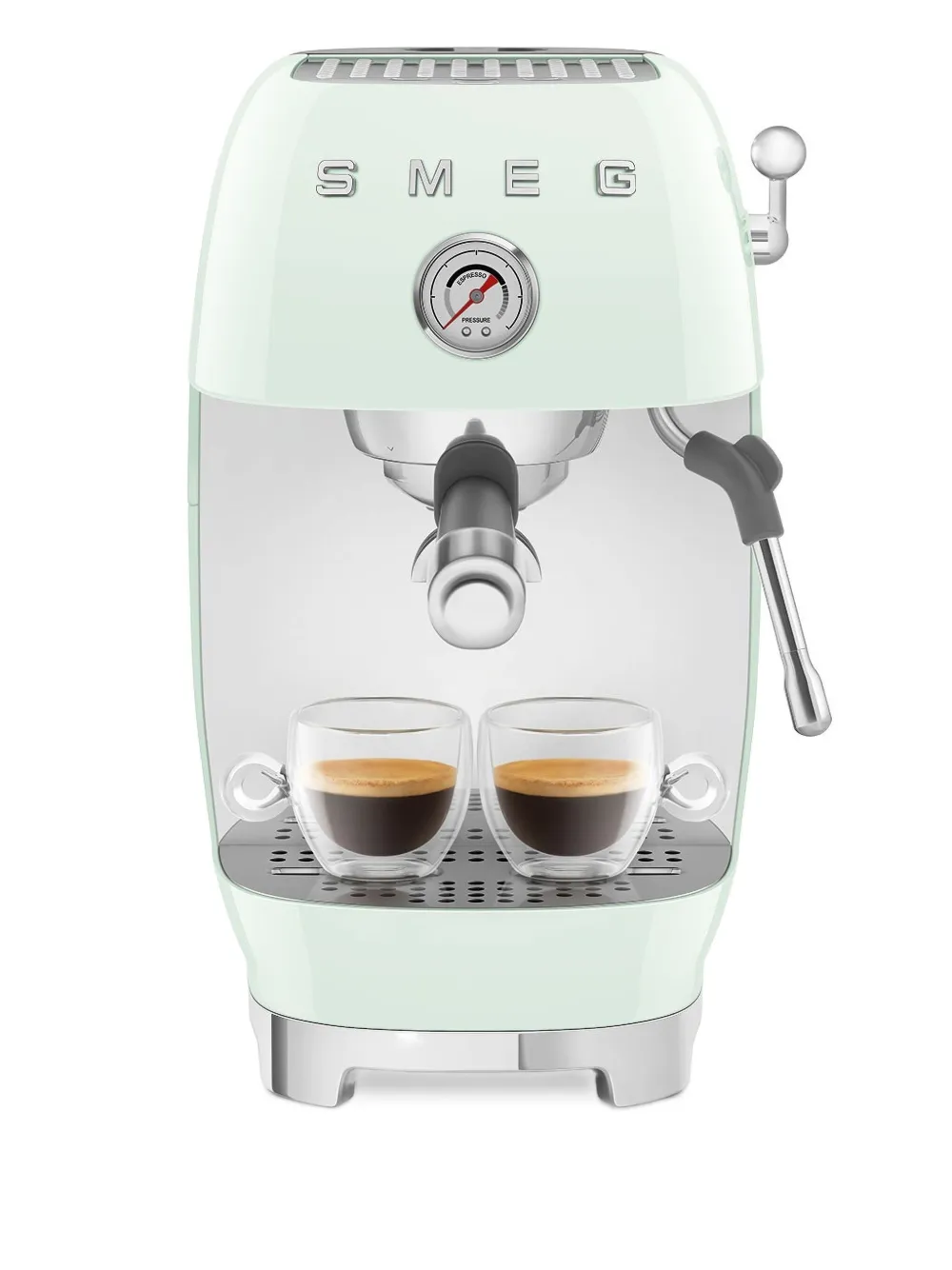 Smeg Manual Coffee Machines With Cold Brew Function (36.4cm X 20.5cm) In Green