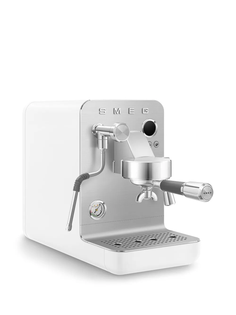 Smeg compact portafilter coffe machine (36cm x 22cm) | Silver | Image 1
