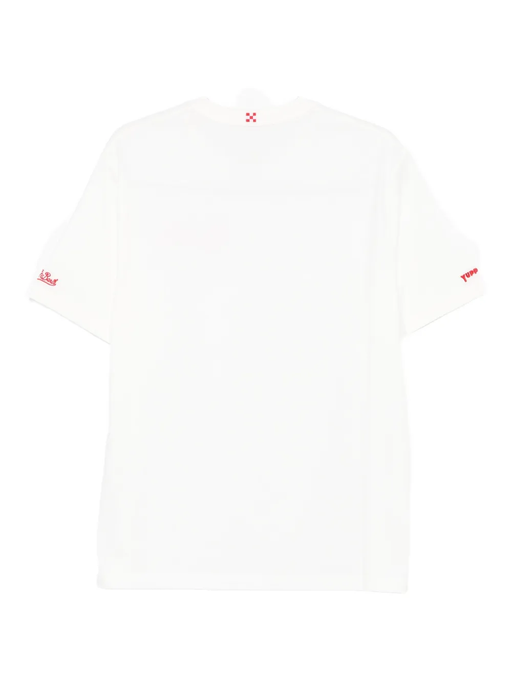 Mc2 Saint Barth Text-print T-shirt In White