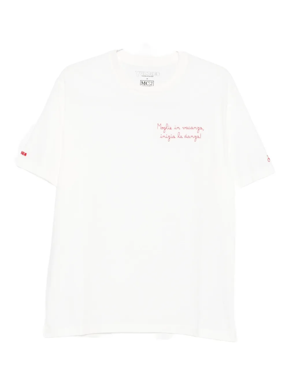 Mc2 Saint Barth Text-print T-shirt In White