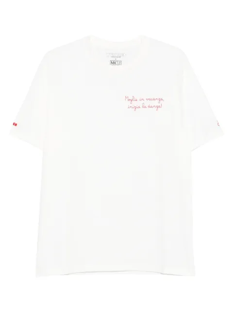 MC2 Saint Barth text-print T-shirt
