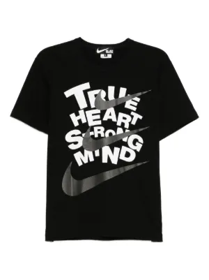 Black Comme Des Garçons x Nike Freedom T-shirt | Black | FARFETCH