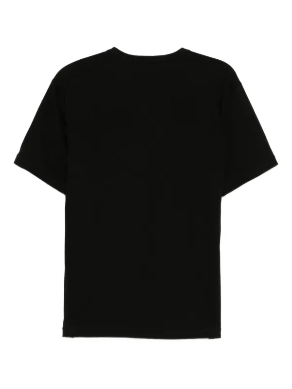 Black Comme Des Garçons x Nike slogan-print T-shirt | Black
