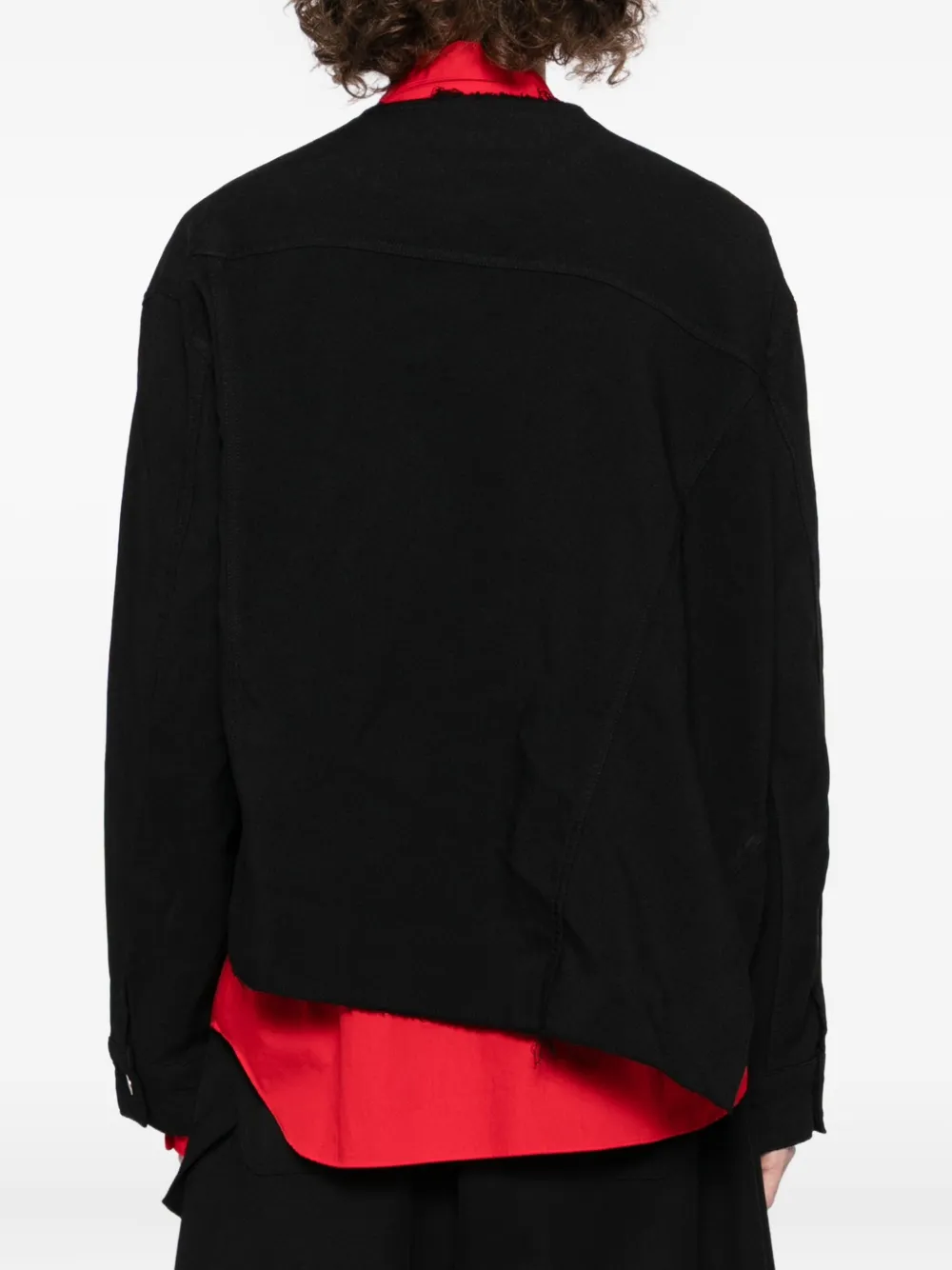 Black Comme Des Garçons Jack met ronde hals Zwart