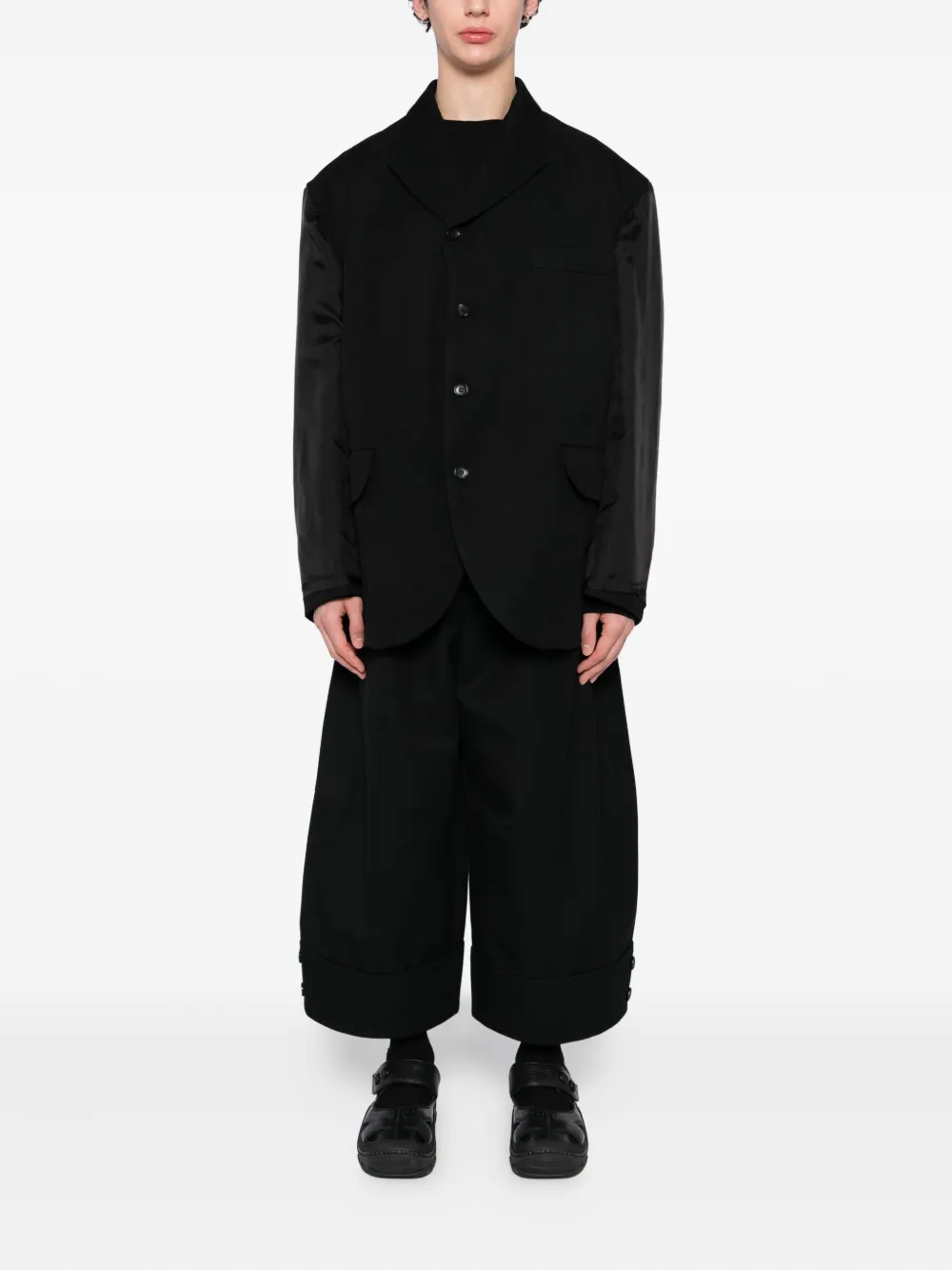 Black Comme Des Garçons blazer con botones | Blazers | Image 2