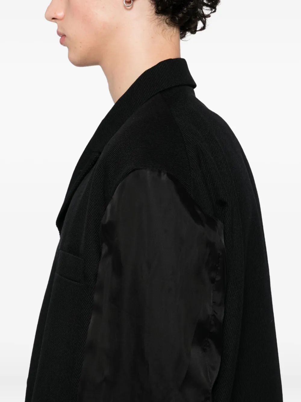 Black Comme Des Garçons シングルジャケット | ブラック | FARFETCH JP
