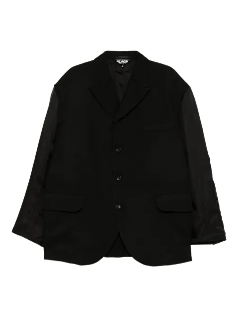 Black Comme Des Garçons single-breasted blazer