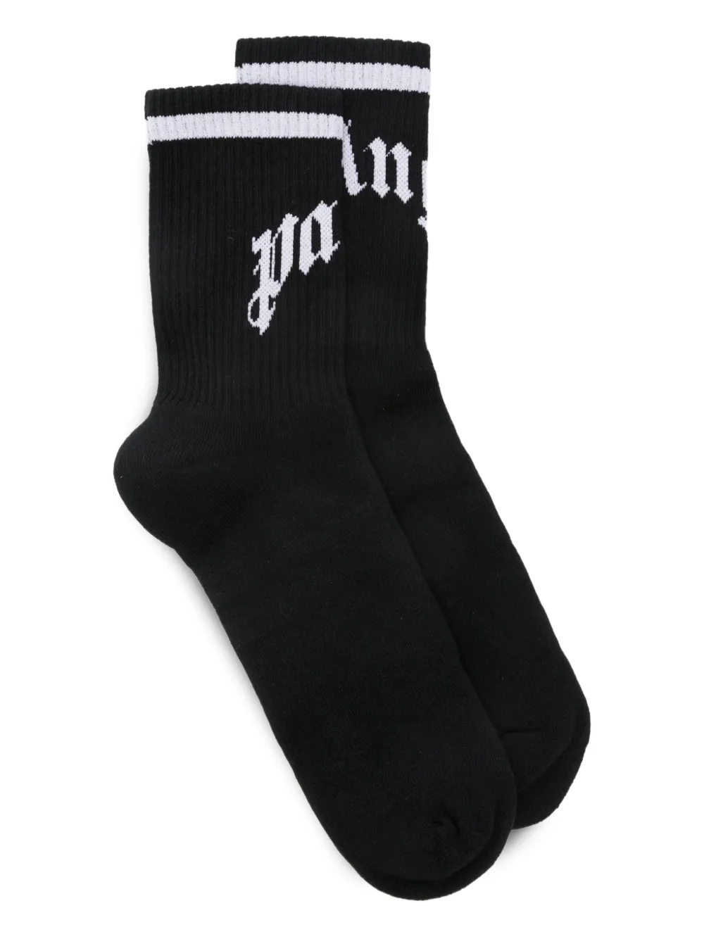 Palm Angels calcetines con logo estampado | negro | Image 1