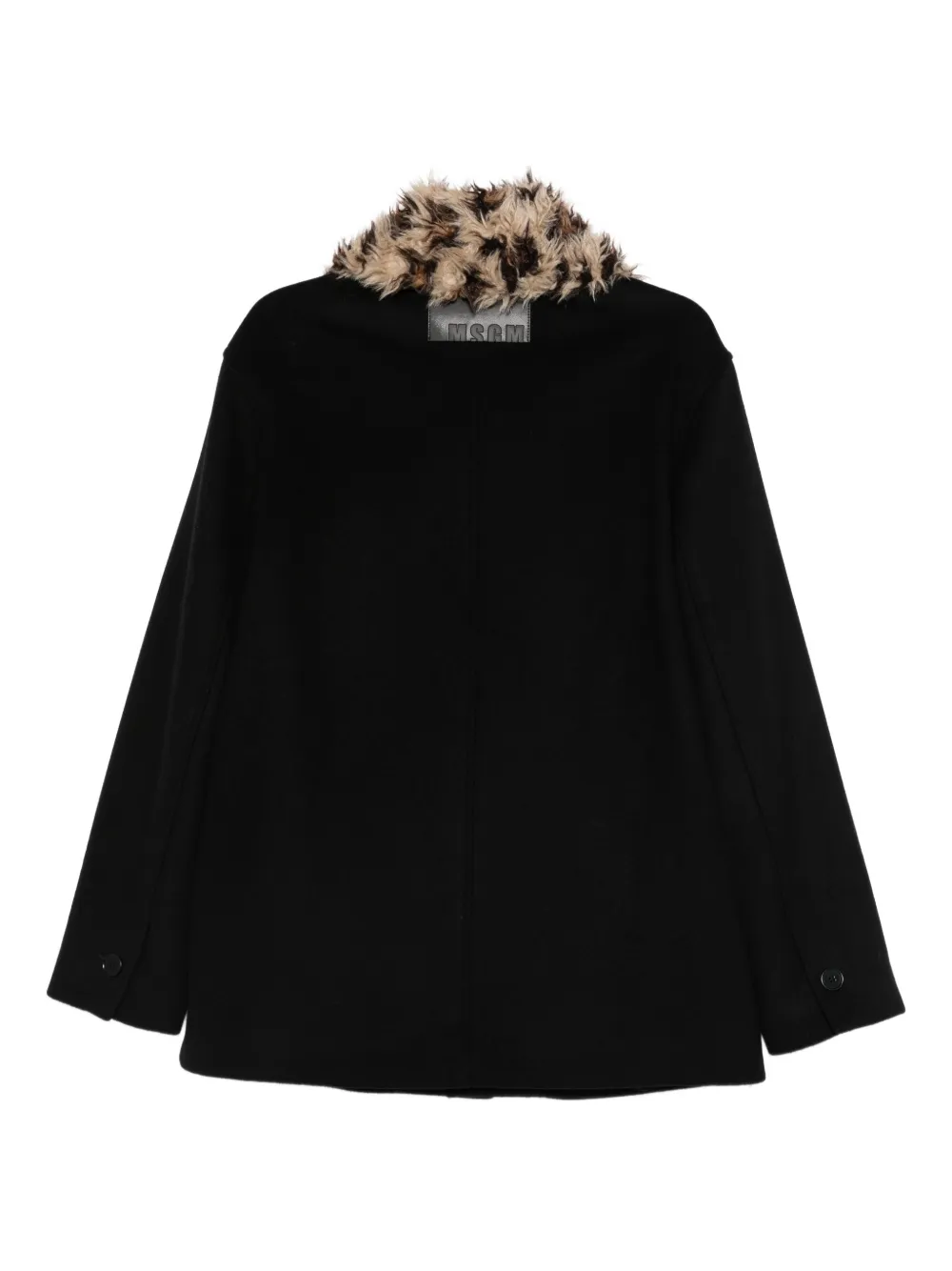 MSGM faux-fur collar jacket | Shirt Jackets | Image 2