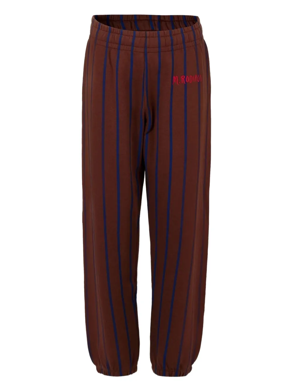 Mini Rodini Kids' Stripe Organic Cotton Sweatpants In Multi
