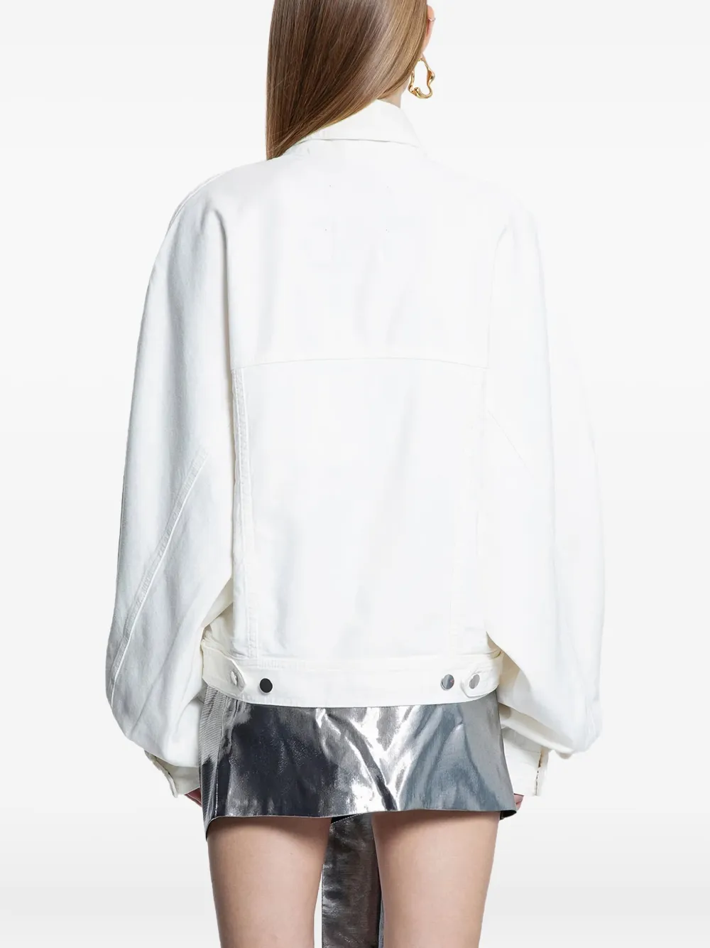 Monot Buttoned Chest-pocket Jacket In White
