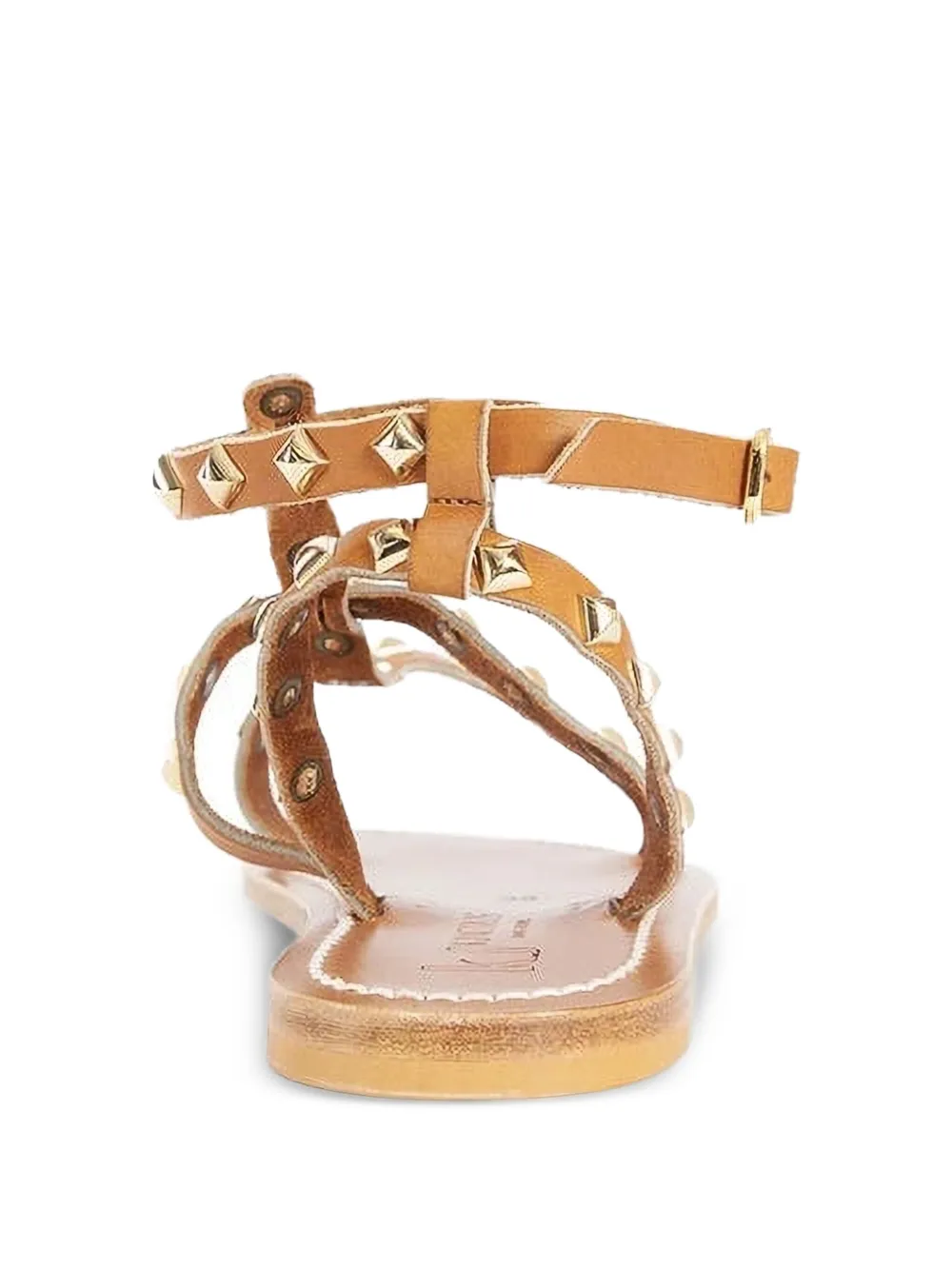  K. Jacques Arelatepyr Studded Sandals - Brown 