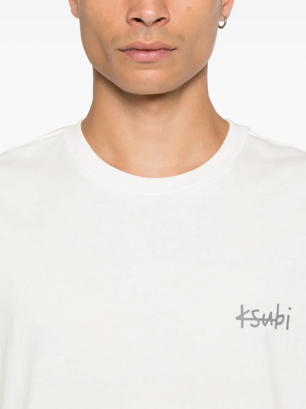Ksubi T-shirt met print Wit