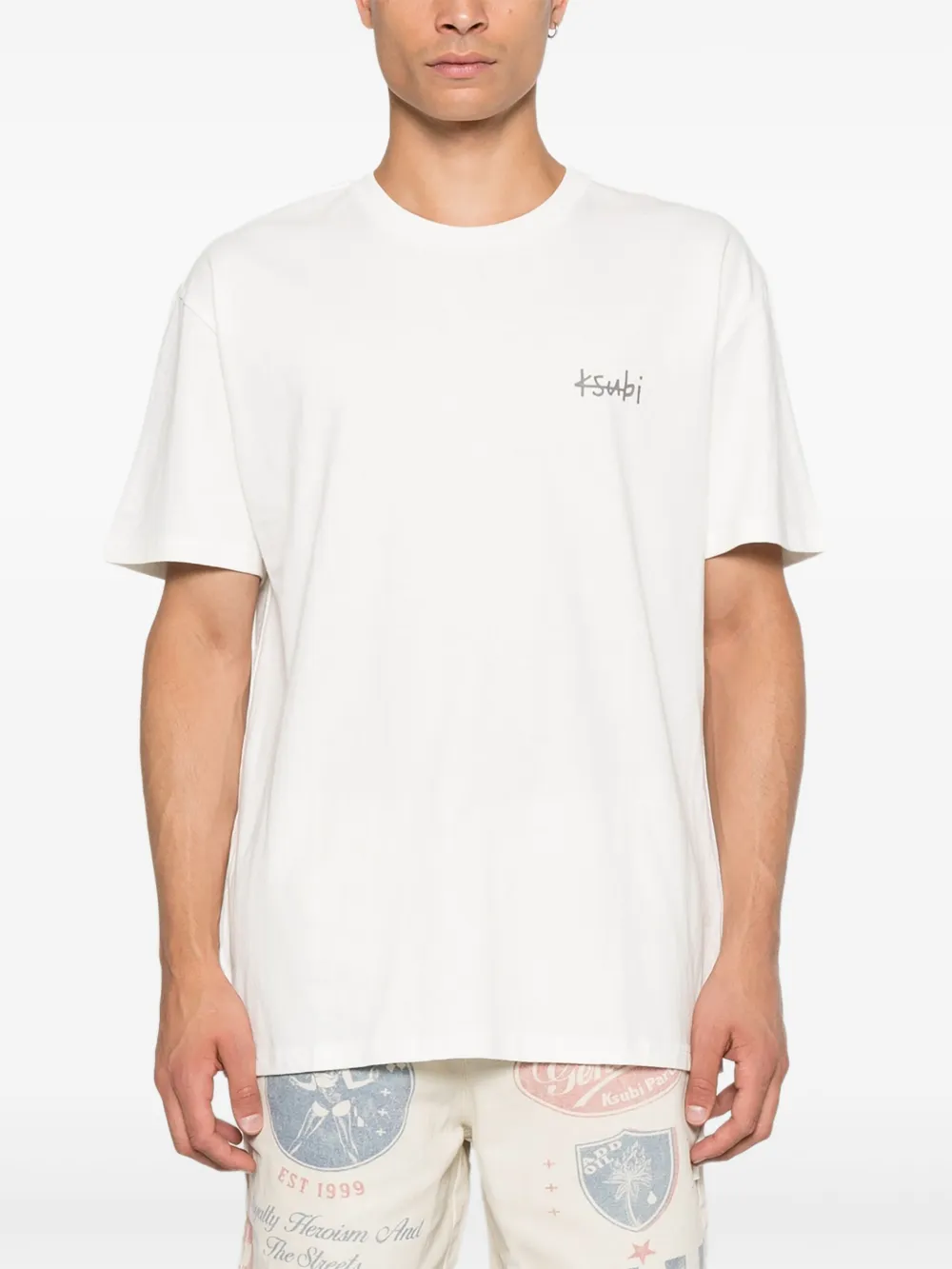 Ksubi T-shirt met print Wit