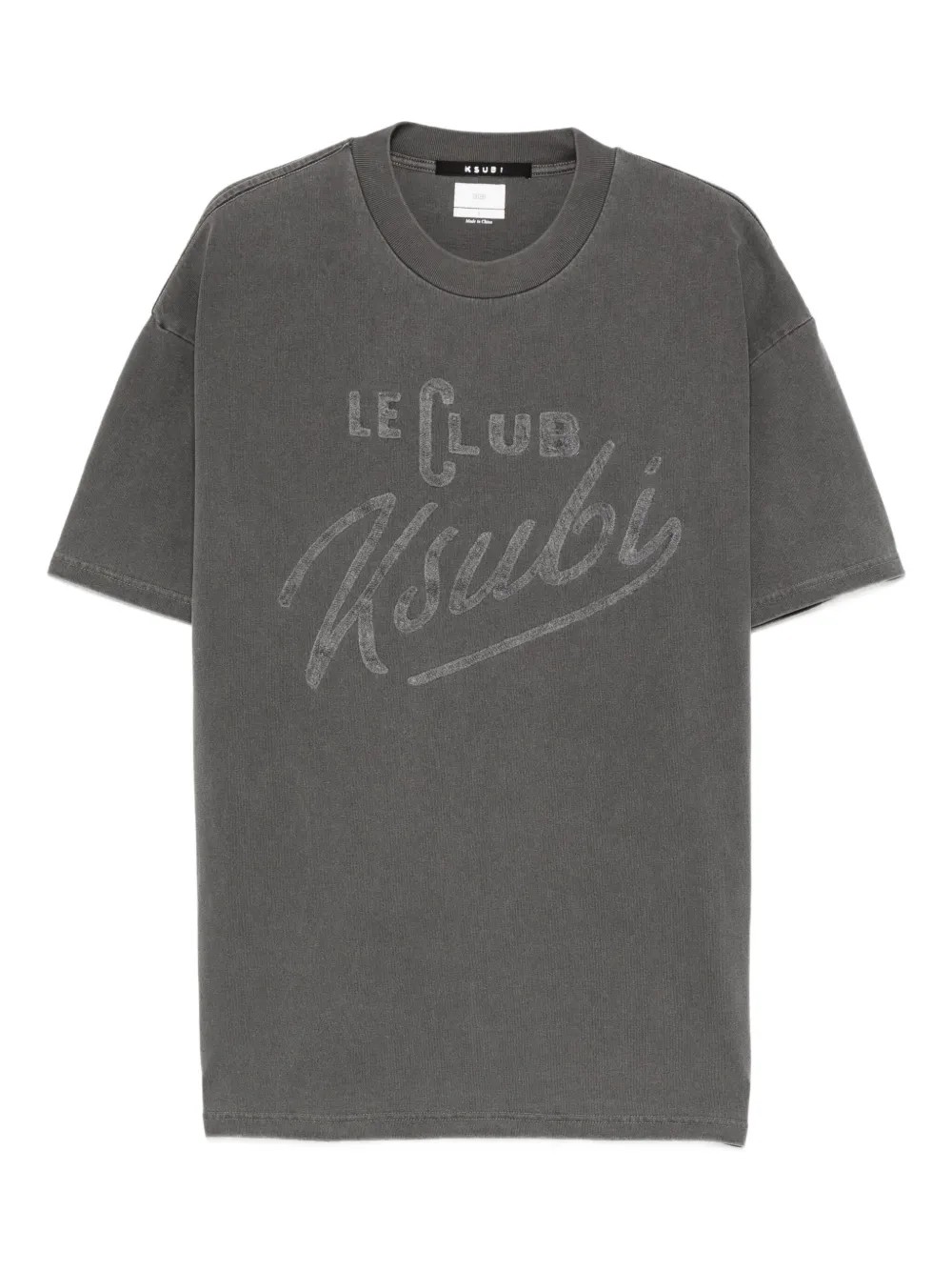 Ksubi Le Club boyfriend short-sleeve T-shirt - Grigio