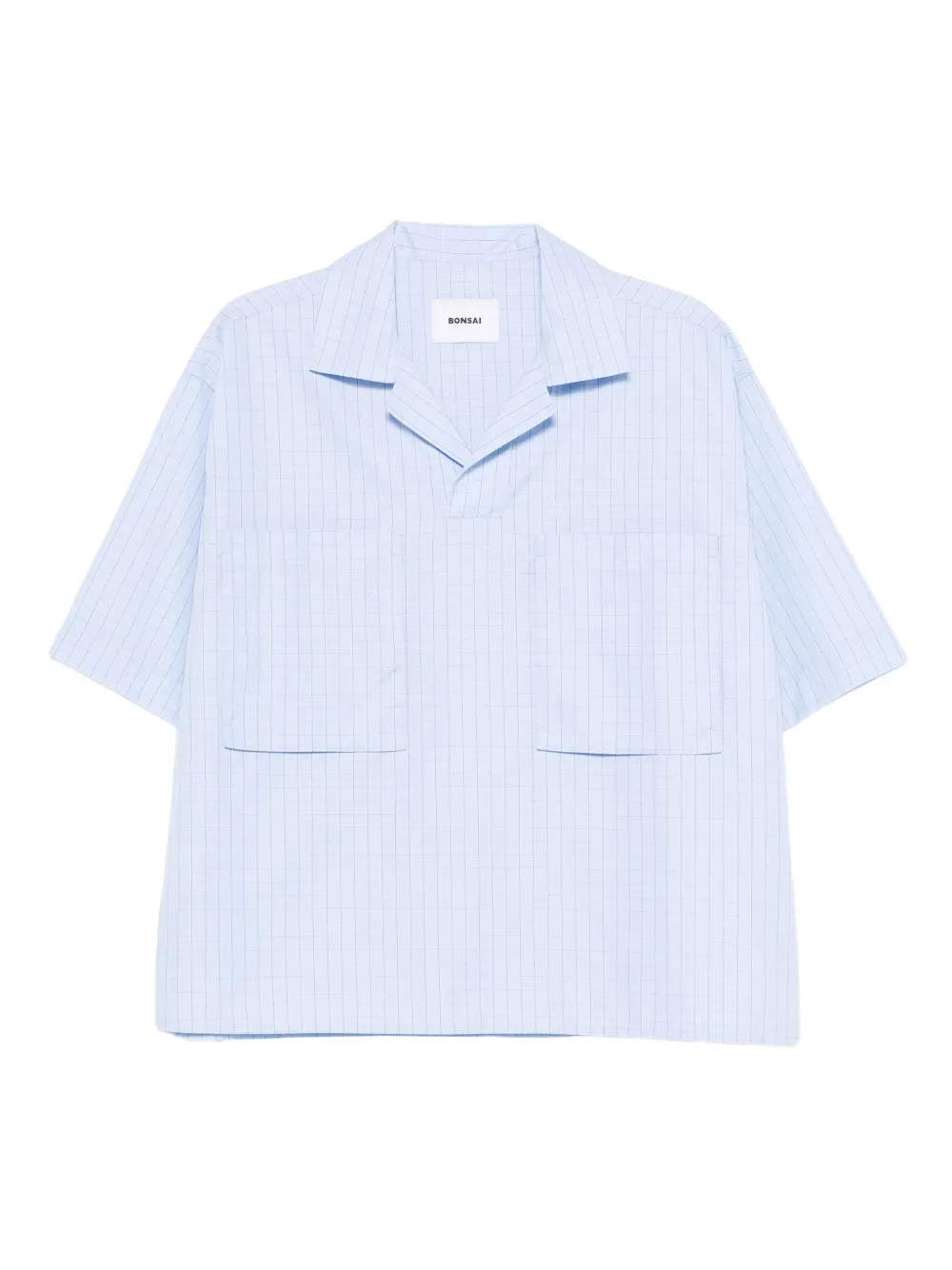 Bonsai checked pocketed shirt | Blue | Image 1
