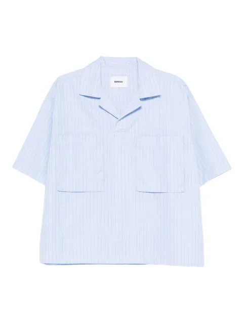 Bonsai checked pocketed shirt
