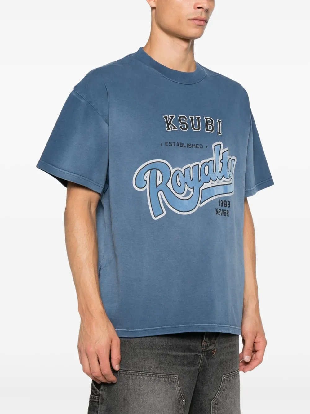 Ksubi Champions Ekcess T-shirt Blauw