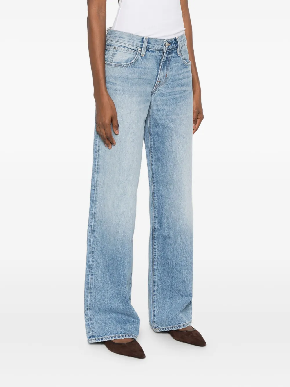 Slvrlake Lexi Straight-leg Jeans In Blue