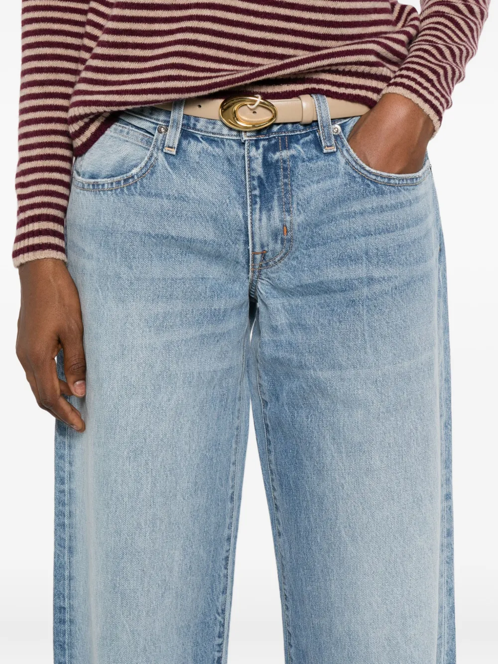 Slvrlake Lexi Straight-leg Jeans In Blue