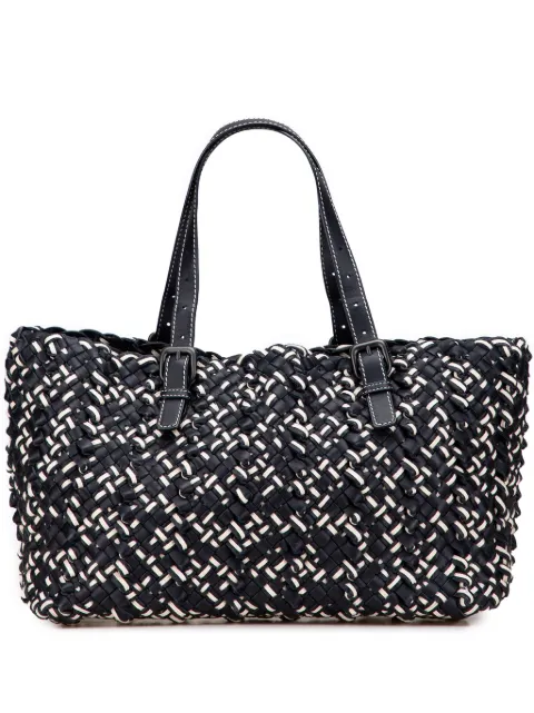 Bottega Veneta Pre-Owned 2012-2025 Large Leather Intrecciato Lido tote bag