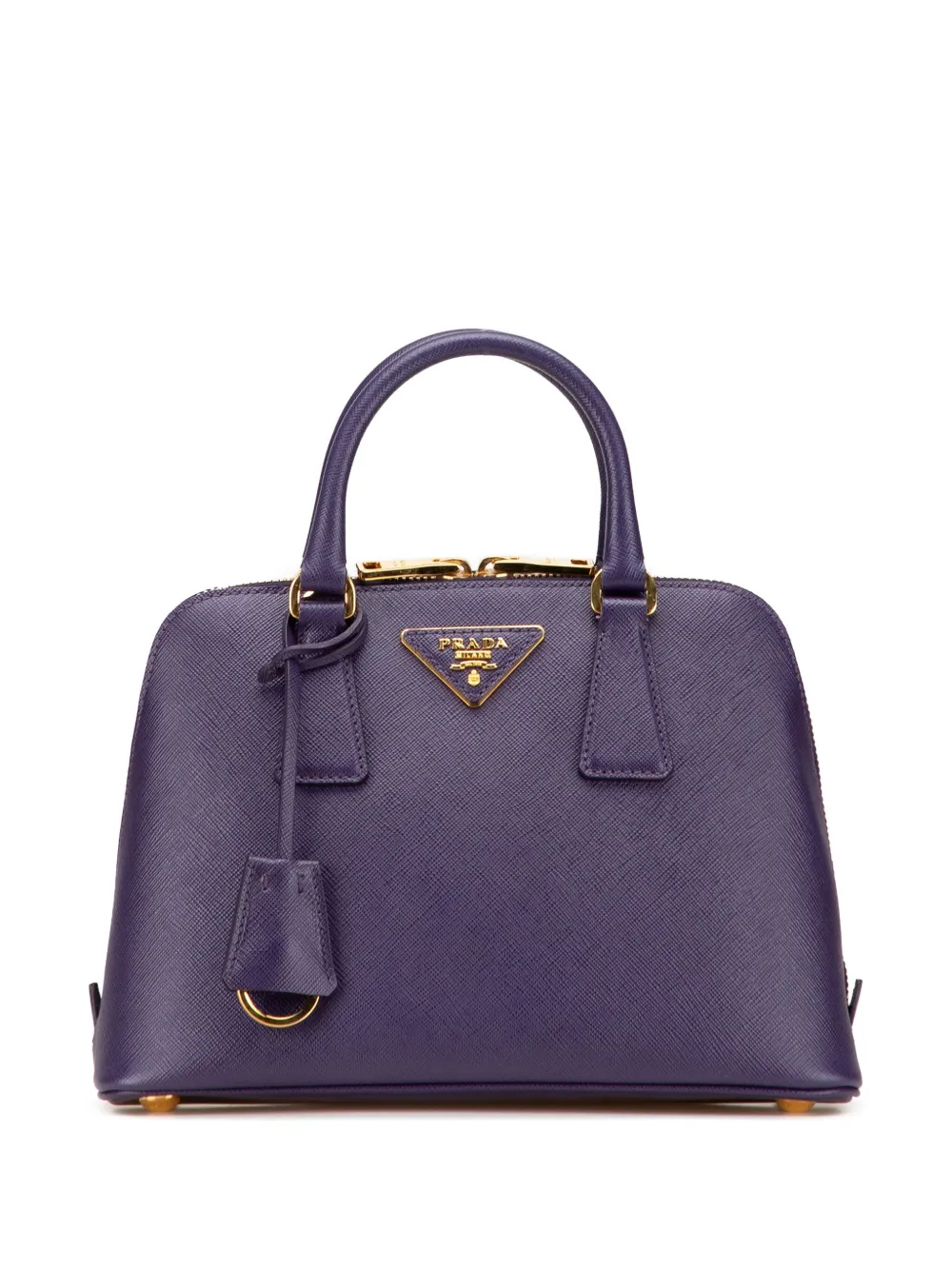 Prada Pre-Owned 2010-2025 Small Saffiano Lux Promenade satchel | Purple | Image 1