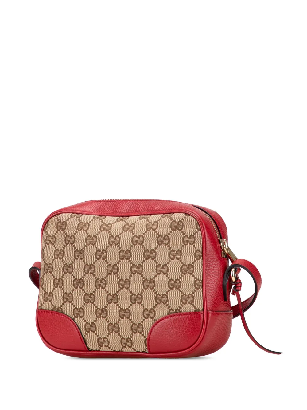 Pre-owned Gucci 2000-2015 Gg Canvas Bree Crossbody Bag In Brown