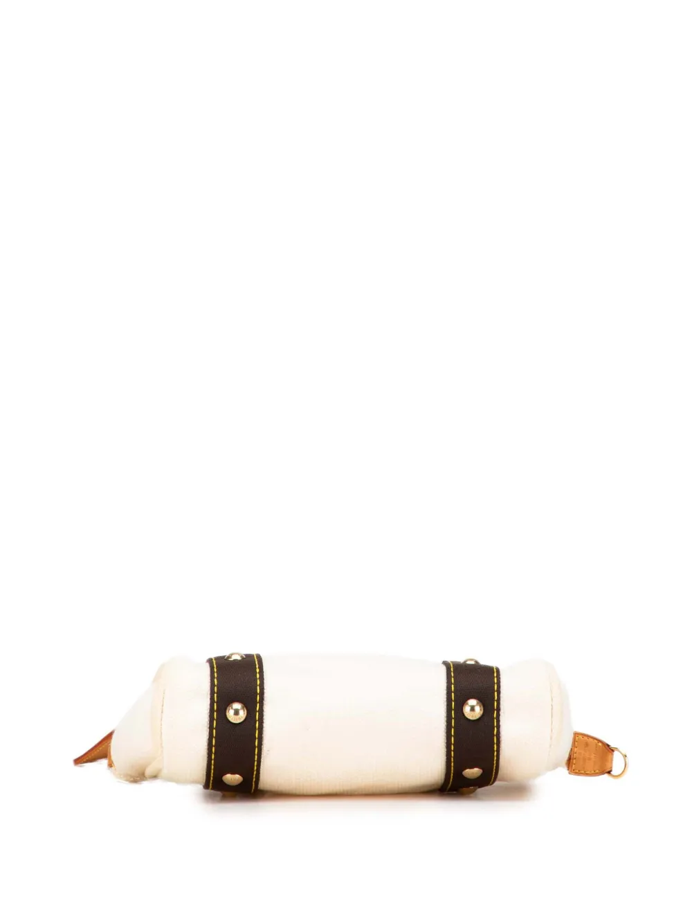 Pre-owned Louis Vuitton 2005 Antigua Cabas Pm Handbag In White