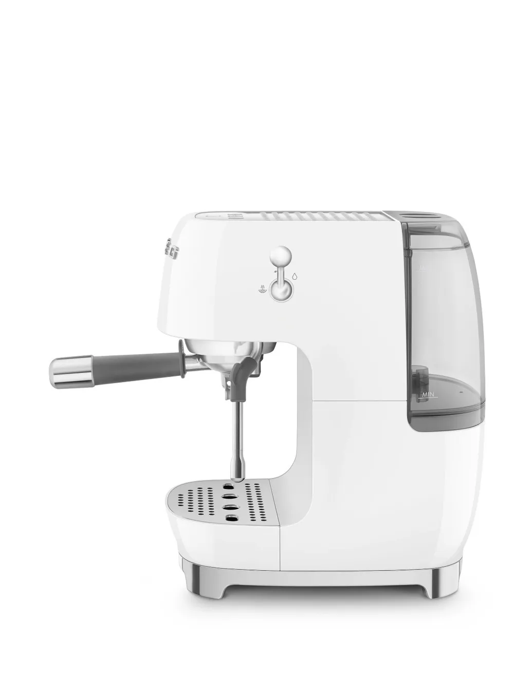 Smeg Manual Espresso Machine With Cold Brew (36.4cm X 20.5cm) In White