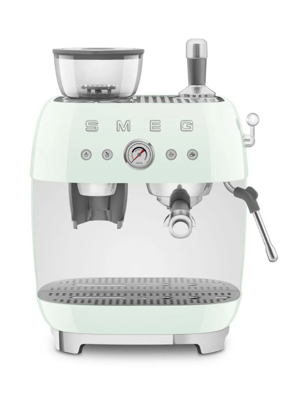 Smeg manual with grinder coffee machine (44.3cm x 33.4cm) - グリーン Smeg manual with grinder coffee machine (44.3cm x 33.4cm) - グリーン
