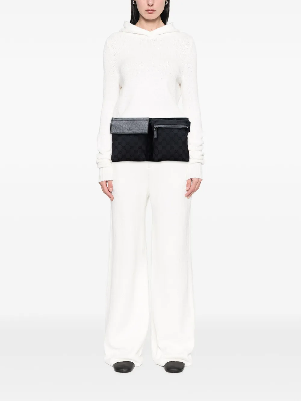 Gucci Pre-Owned 2000-2015 GG Canvas Double Pocket belt bag | Pre-Owned | Image 2