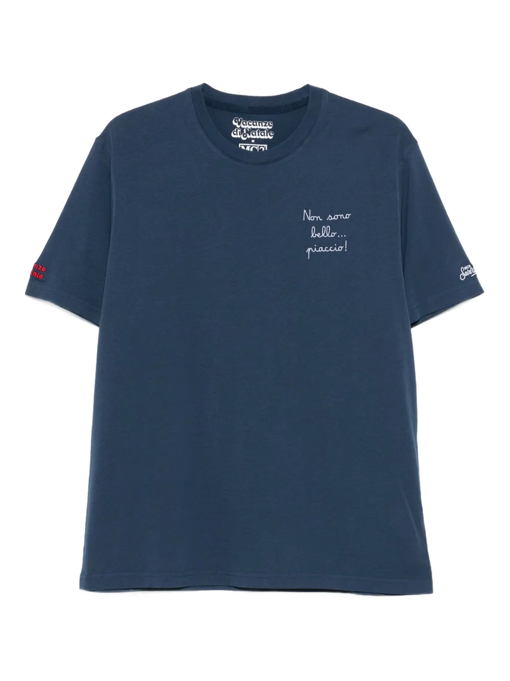 MC2 Saint Barth text-print T-Shirt | Blue | Image 1