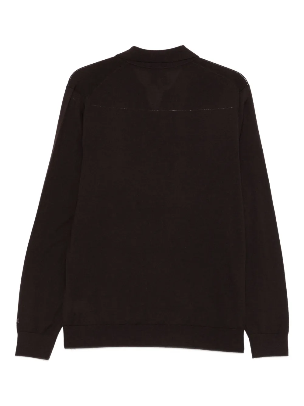 MC2 Saint Barth Poloshirt met lange mouwen - Bruin