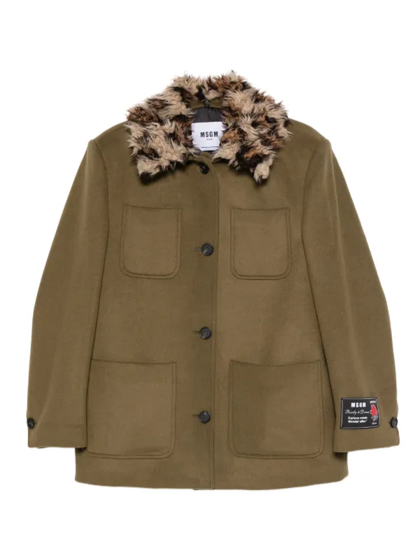 メンズ MSGM ファーコート