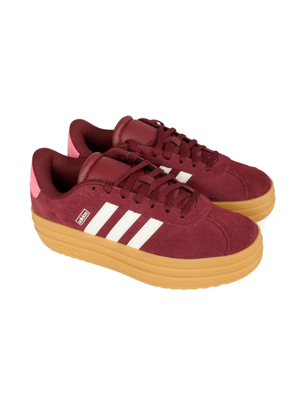 adidas Kids stripes platform sneakers | Red | Image 1