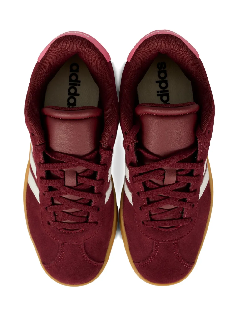 adidas Kids Sneakers met gestreepte plateauzool Rood